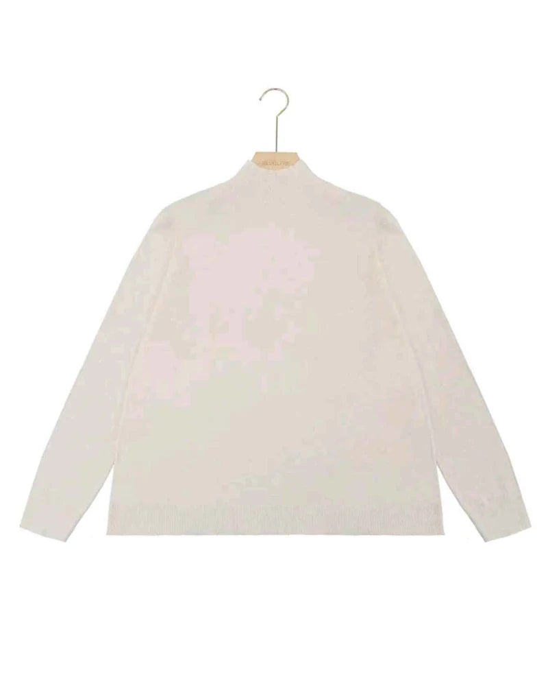 Maglia donna Blu Oltre misto all'ingrosso modello WBYS83341B - L&Y