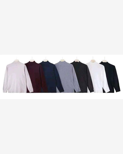 Maglia donna Blu Oltre misto all'ingrosso modello WBYS83341B - L&Y - foto 2