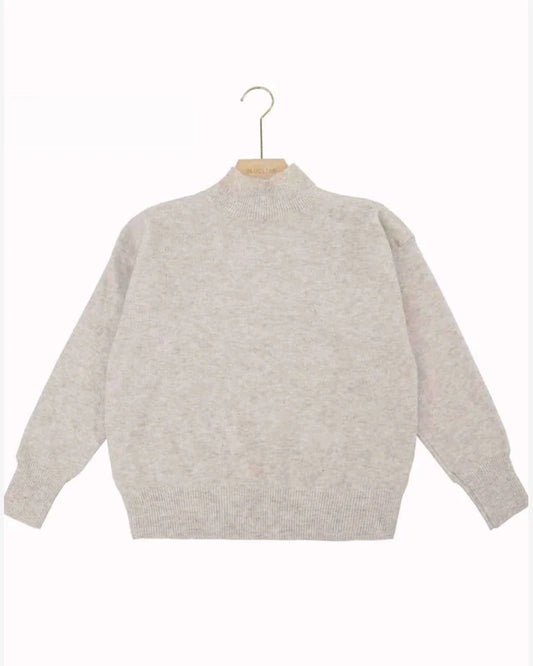 Maglia donna Blu Oltre misto all'ingrosso modello WY84234 - L&Y