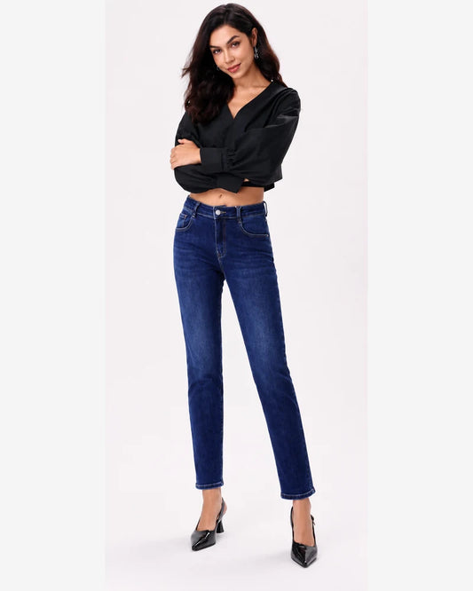 Jeans donna ROSSAMISS blu all'ingrosso modello XS836 - L&Y