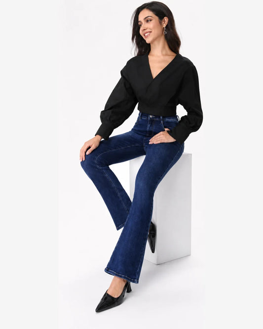 Jeans donna ROSSAMISS blu all'ingrosso modello XS839 - L&Y