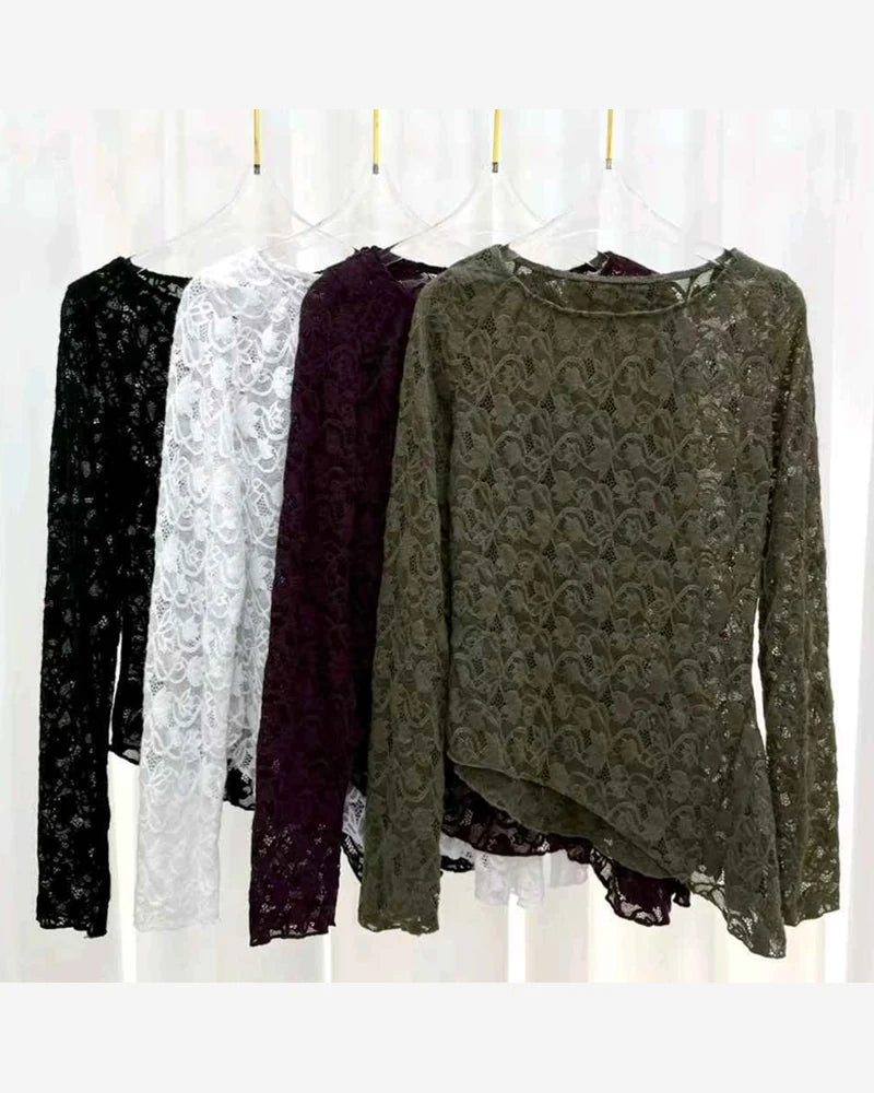 Maglia donna Wit Girl misto all'ingrosso modello Y244 - L&Y - foto 2