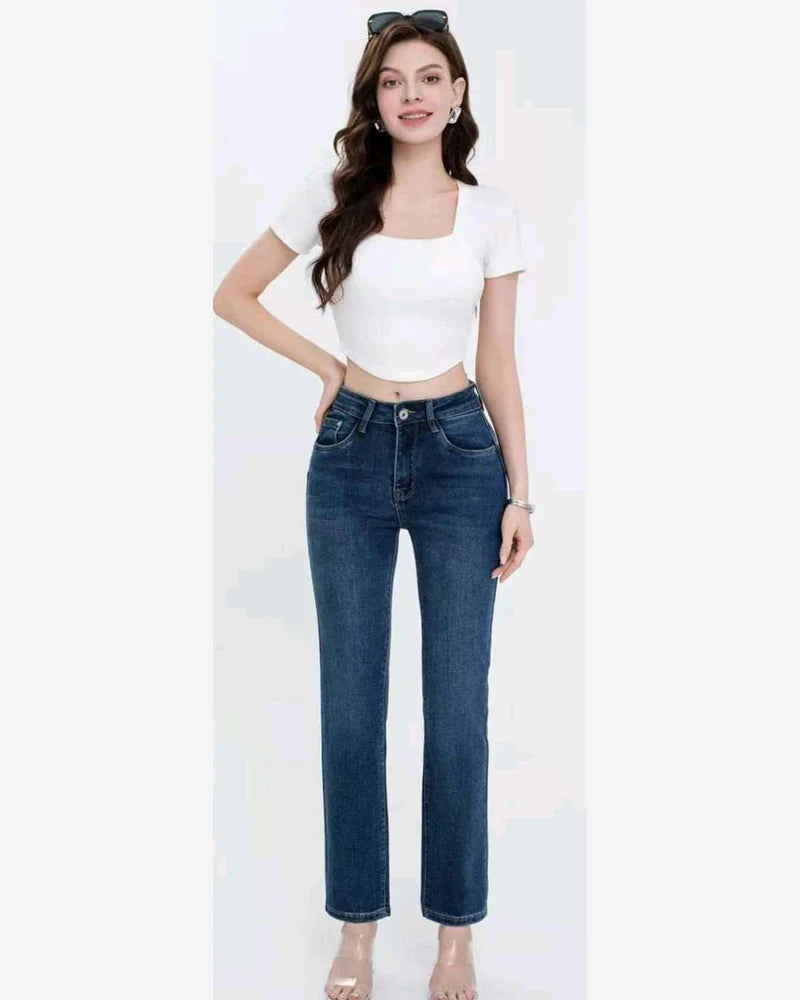 Jeans donna Lovely Star blu all'ingrosso modello Z6561 - L&Y