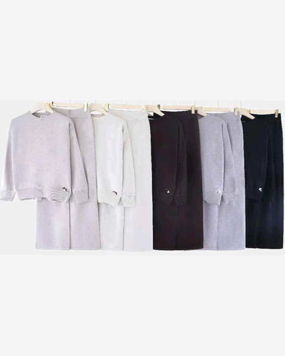 Completo donna Blu Oltre misto all'ingrosso modello ZBE84262CV - L&Y - foto 2