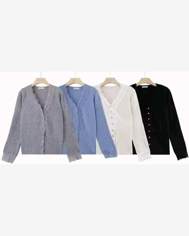 Golfino donna Blu Oltre all'ingrosso modello ZF84270 - L&Y - foto 2