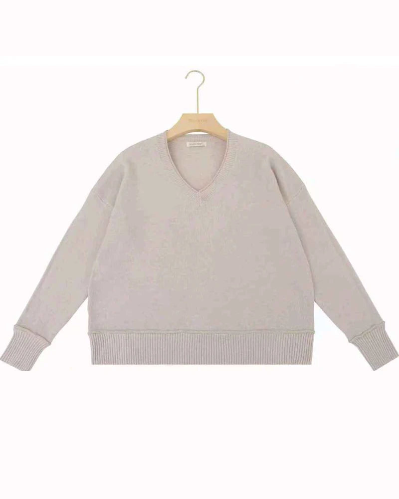 Maglia donna Blu Oltre misto all'ingrosso modello ZJ84243 - L&Y