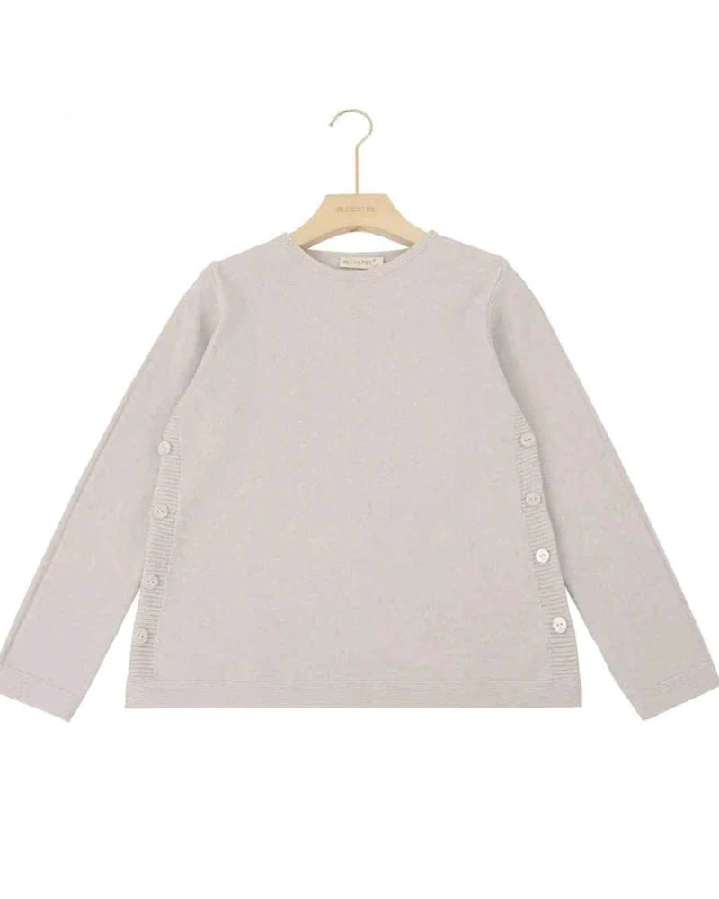 Maglia donna Blu Oltre misto all'ingrosso modello ZJS84245 - L&Y